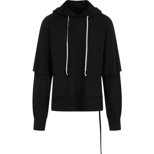 Hustler Hoodie , male, Sizes: M - Rick Owens - Modalova