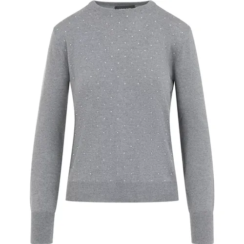 Grey Sweater Aw24 Womens Clothing , female, Sizes: 2XS - Fabiana Filippi - Modalova