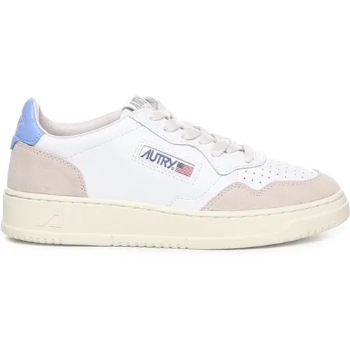 Leather Sneakers with Contrasting Insert , male, Sizes: 3 UK, 6 UK, 5 UK, 2 UK - Autry - Modalova