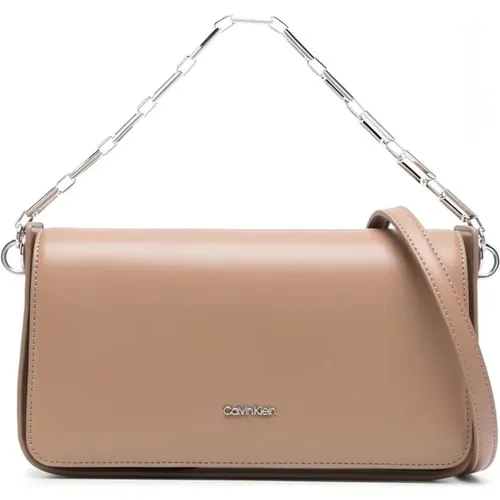 Modern Chain Shoulder Bag , female, Sizes: ONE SIZE - Calvin Klein - Modalova