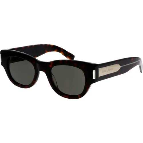 Sharp Square Sunglasses - Saint Laurent - Modalova