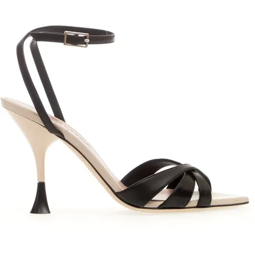 Women's Shoes Sandals Nero Ss24 , female, Sizes: 3 1/2 UK, 7 UK, 2 UK, 5 UK, 4 UK, 6 UK, 3 UK - 3Juin - Modalova