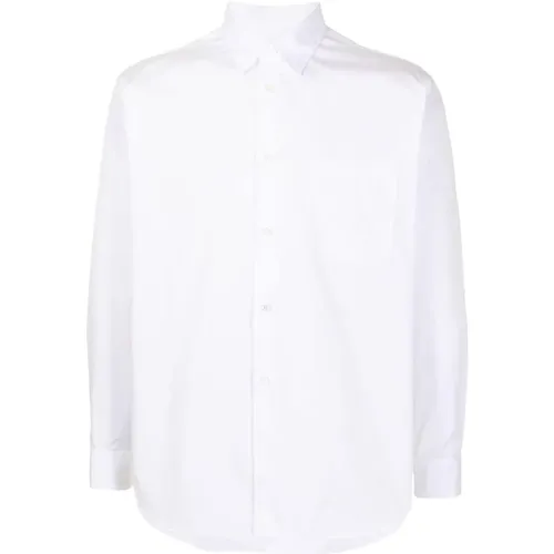 Oversized Cotton Shirt with Classic Collar , male, Sizes: XL, L - Comme des Garçons - Modalova