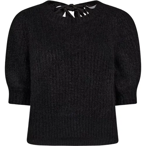 Bow Rib Knit Sweater , female, Sizes: L, XL, M, S - Co'Couture - Modalova