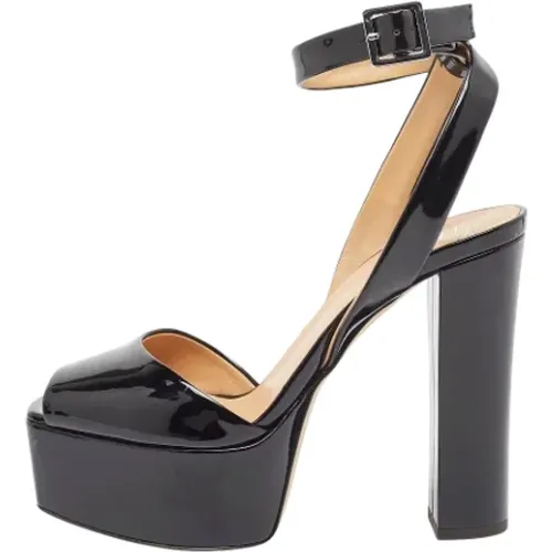 Pre-owned Leather sandals , female, Sizes: 3 UK - Giuseppe Zanotti Pre-owned - Modalova