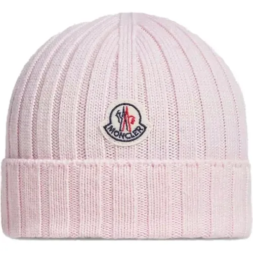 Kids Archive Logo Wool Hat in , unisex, Sizes: XS - Moncler - Modalova