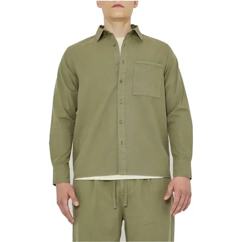 Casual Grünes Lichen Hemd , Herren, Größe: 2XL - Richmond - Modalova