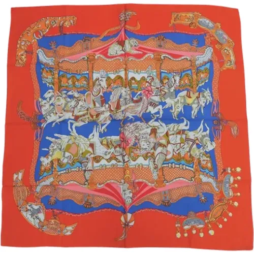 Pre-owned Silk scarves , female, Sizes: ONE SIZE - Hermès Vintage - Modalova