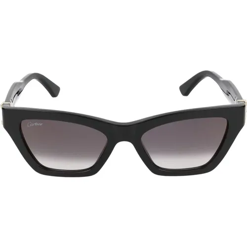 Stylische Sonnenbrille Ct0437S , Damen, Größe: 53 MM - Cartier - Modalova