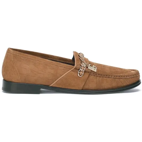 Wildleder-Loafers für Herren - Dolce & Gabbana - Modalova