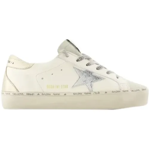 Leder sneakers , Damen, Größe: 37 EU - Golden Goose - Modalova