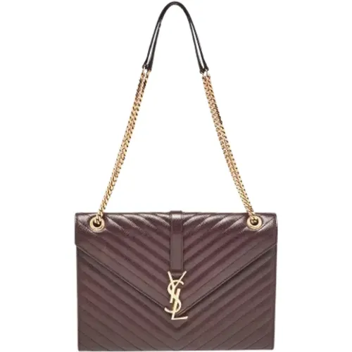 Pre-owned Leder schultertasche - Yves Saint Laurent Vintage - Modalova