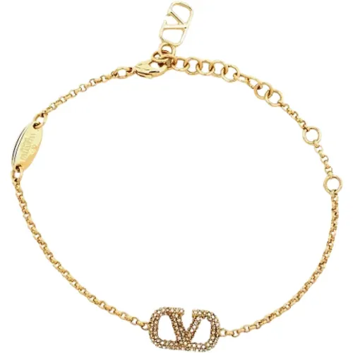 Pre-owned Gold bracelets , female, Sizes: ONE SIZE - Valentino Vintage - Modalova