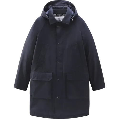 Winter Jacket, Authentic Raglan , male, Sizes: L, XL, M - Woolrich - Modalova