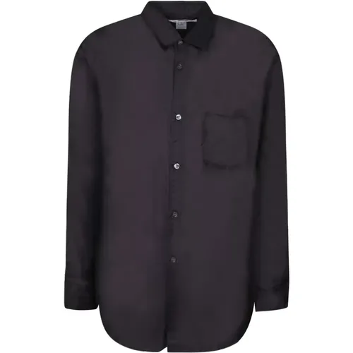 Classic Collar Long Sleeve Shirt , male, Sizes: M, L - Comme des Garçons - Modalova