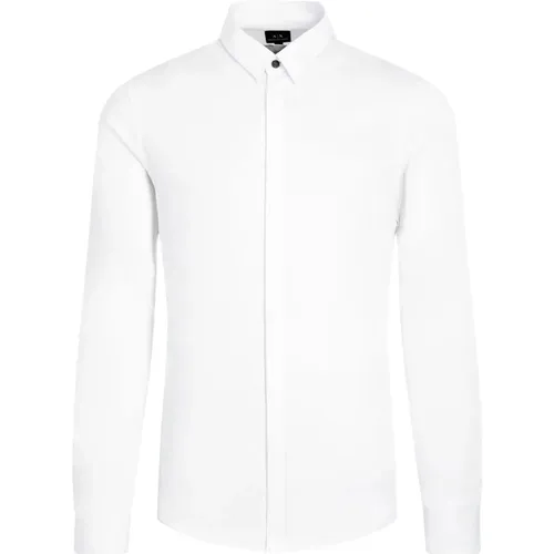 Slim Fit Formal Shirt , male, Sizes: L, M, XL, 2XL, S - Armani Exchange - Modalova