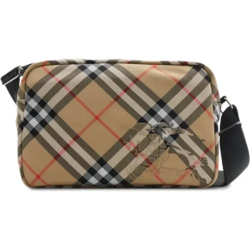 Vintage Check Crossbody Bag , male, Sizes: ONE SIZE - Burberry - Modalova