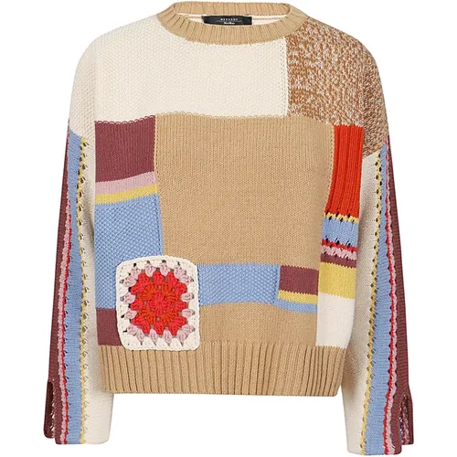 Cotton Crochet Sweater , female, Sizes: L - Max Mara Weekend - Modalova