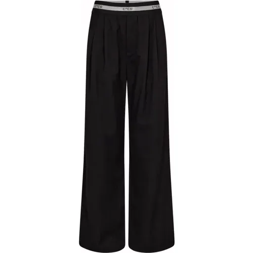 Elegant Tailor Logo Long Pants , female, Sizes: M, S, XS, L - Co'Couture - Modalova