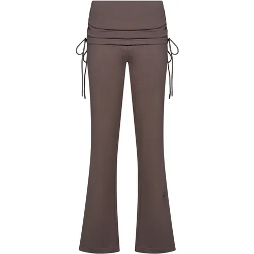 Womens Clothing Trousers Grey Ss24 , female, Sizes: XS, S, M - adidas by stella mccartney - Modalova