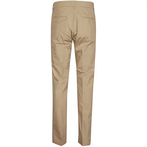 Slim-fit Trousers , male, Sizes: W31, W33, W36, W32 - Tela Genova - Modalova