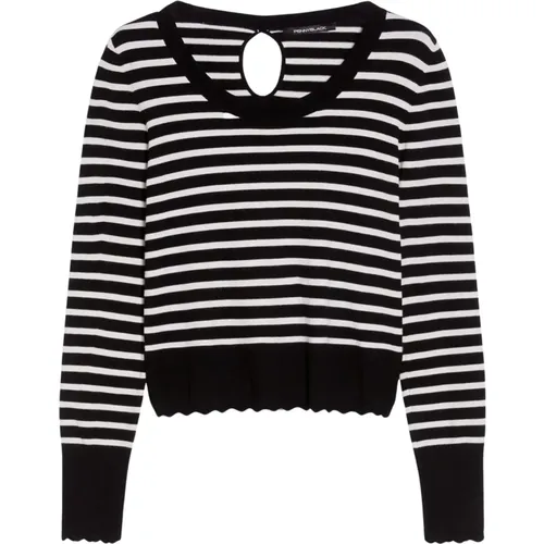 Slim Fit Sweater Art. Obolo , female, Sizes: XL, S, M, L - Pennyblack - Modalova