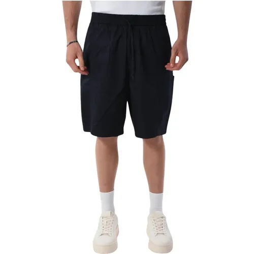 Cotton Bermuda Shorts , male, Sizes: W38, W32 - Armani Exchange - Modalova