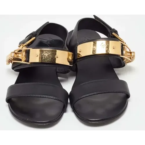 Pre-owned Leather sandals , female, Sizes: 8 UK - Giuseppe Zanotti Pre-owned - Modalova