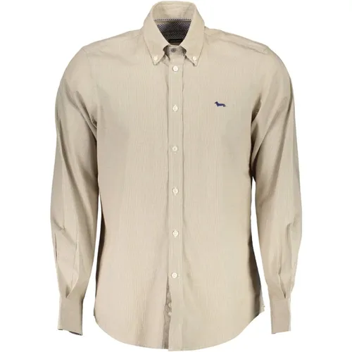Cotton Button Down Shirt , male, Sizes: M - Harmont & Blaine - Modalova