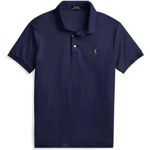 Lässiges Baumwoll-T-Shirt , Herren, Größe: S - Ralph Lauren - Modalova