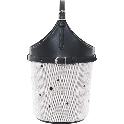 Italian Bucket Bag , female, Sizes: ONE SIZE - Durazzi Milano - Modalova