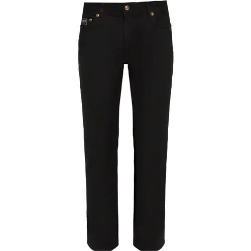 Jeans with logo , male, Sizes: W33, W34, W31, W32 - Versace Jeans Couture - Modalova