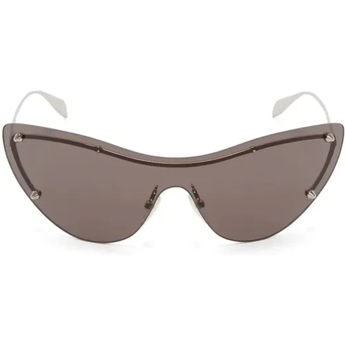 Sunglasses with Embossed Logo , female, Sizes: ONE SIZE - alexander mcqueen - Modalova