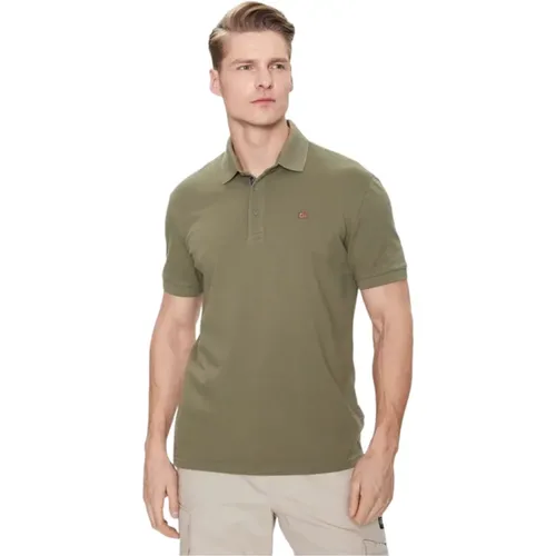 Polo-Shirt mit Kurzen Ärmeln, Modell Eolanos 3 , Herren, Größe: 2XL - Napapijri - Modalova