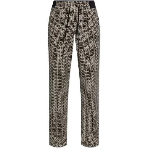 Sweatpants mit Monogramm , Herren, Größe: M - Balmain - Modalova