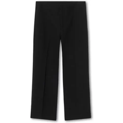 Cool Wool Cropped Pants , female, Sizes: L, M, XS - Graumann - Modalova