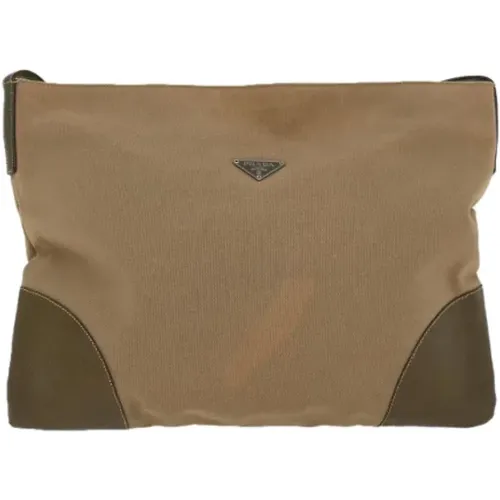 Pre-owned Canvas shoulder-bags , female, Sizes: ONE SIZE - Prada Vintage - Modalova