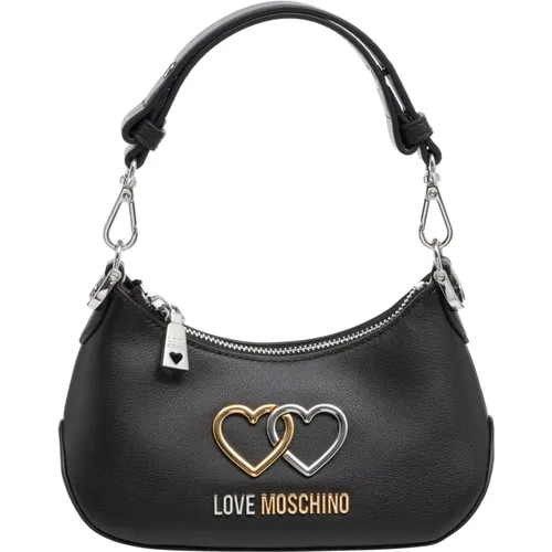 Stylish Hobo Bag with Adjustable Strap , female, Sizes: ONE SIZE - Love Moschino - Modalova