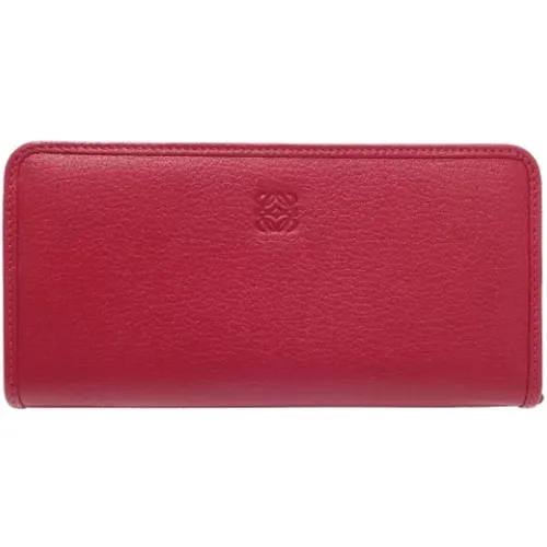 Pre-owned Leather wallets , female, Sizes: ONE SIZE - Loewe Pre-owned - Modalova