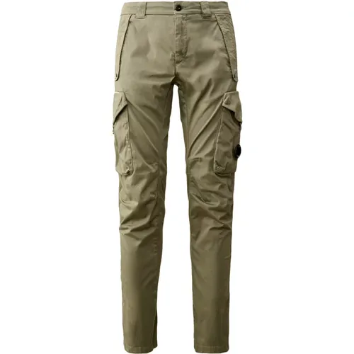 Functional Cargo Trousers with Stretch Sateen , male, Sizes: XL - C.P. Company - Modalova