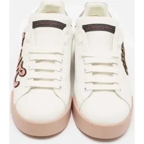 Pre-owned Leder sneakers - Dolce & Gabbana Pre-owned - Modalova