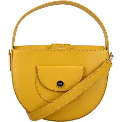 Womens Bags Handbag Mimosa Aw23 , female, Sizes: ONE SIZE - A.p.c. - Modalova
