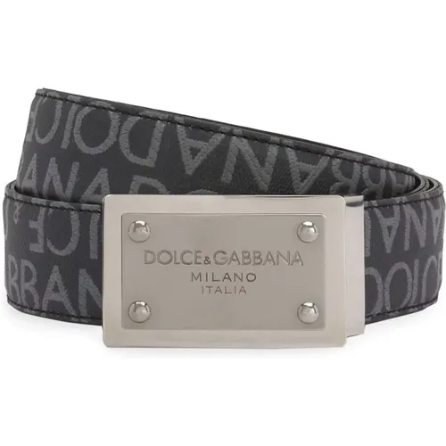 Elevate Your Style with the 8B956 Belt , male, Sizes: 90 CM - Dolce & Gabbana - Modalova