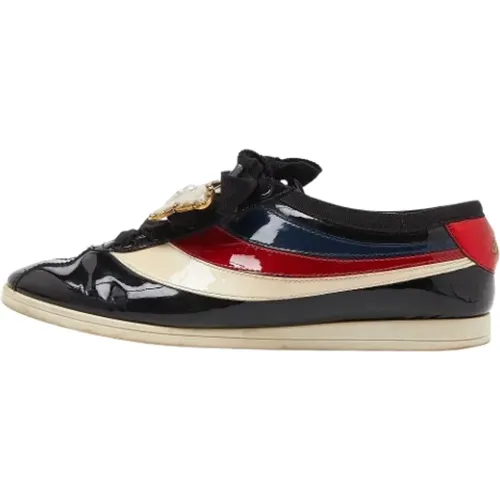 Pre-owned Leather sneakers , female, Sizes: 5 1/2 UK - Gucci Vintage - Modalova