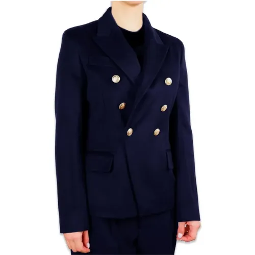 Blauer Wollanzug & Blazer - Made in Italia - Modalova