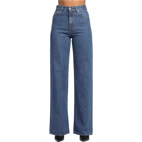 Wide Jeans , female, Sizes: W30 - Mauro Grifoni - Modalova