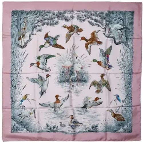 Pre-owned Silk scarves , female, Sizes: ONE SIZE - Hermès Vintage - Modalova