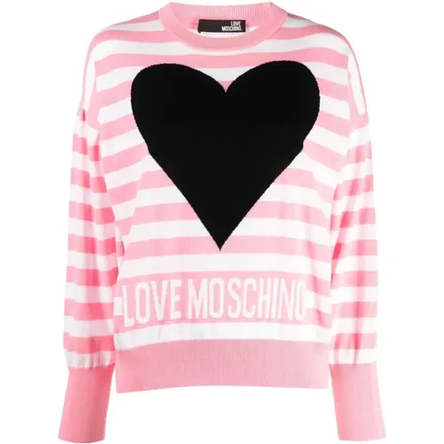 Sweater , female, Sizes: XS - Love Moschino - Modalova