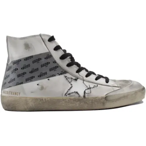 White High Top Sneakers , female, Sizes: 10 UK - Golden Goose - Modalova