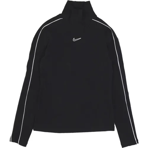 Sporty High-Neck Long Sleeve T-Shirt , female, Sizes: S, L - Nike - Modalova